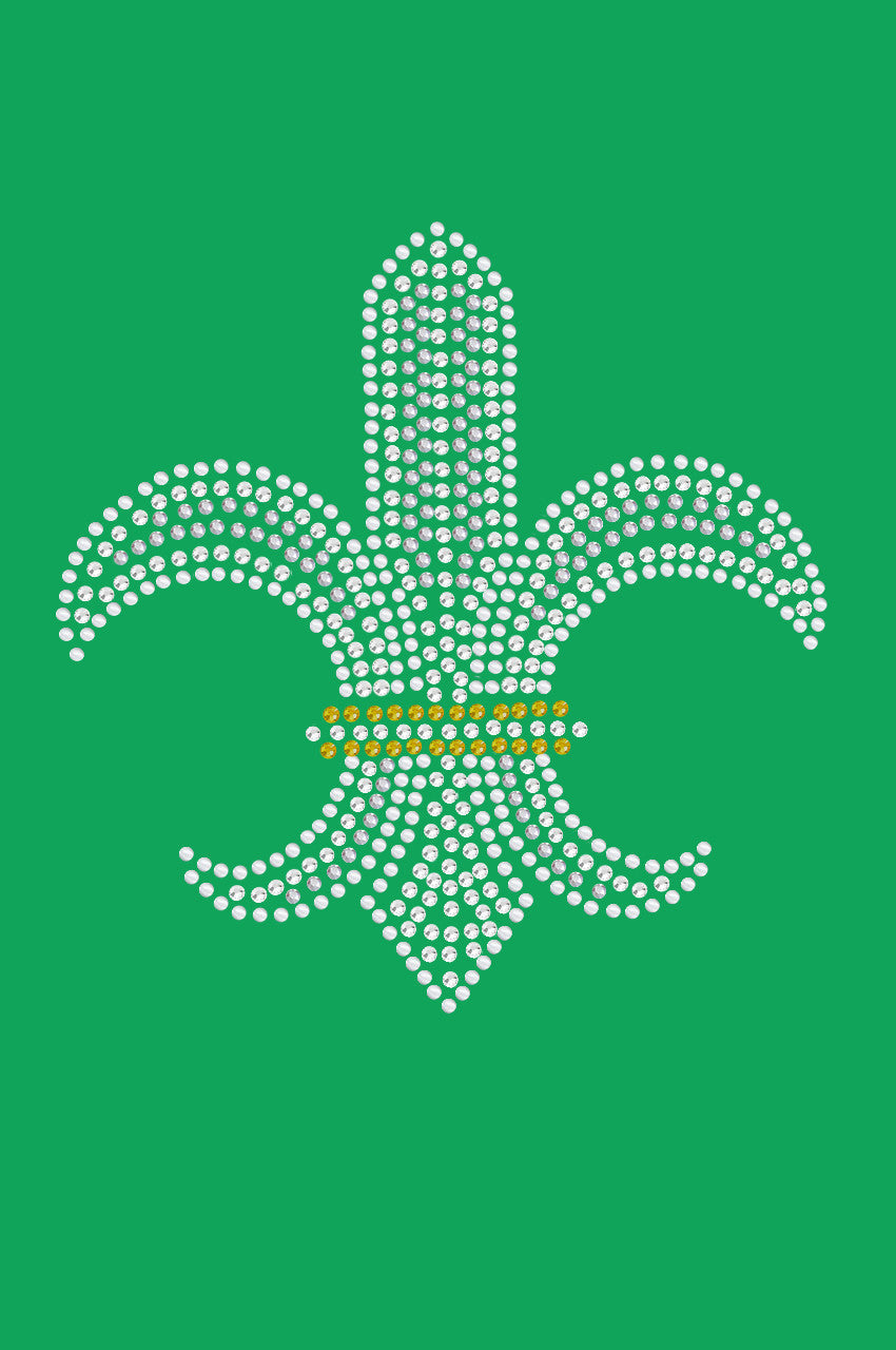 Fleur de Lis (Rhinestones & Nailheads) - Bandanna