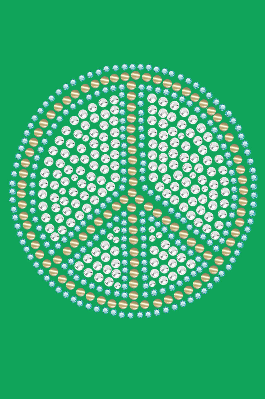 Peace Sign (Blue) - Bandanna