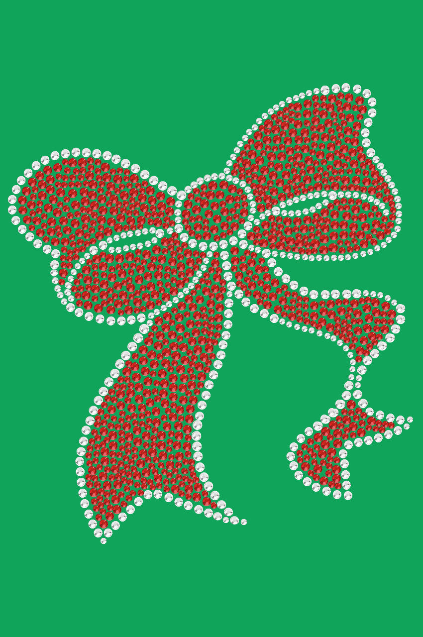 Red Rhinestone Bow - Custom Tutu