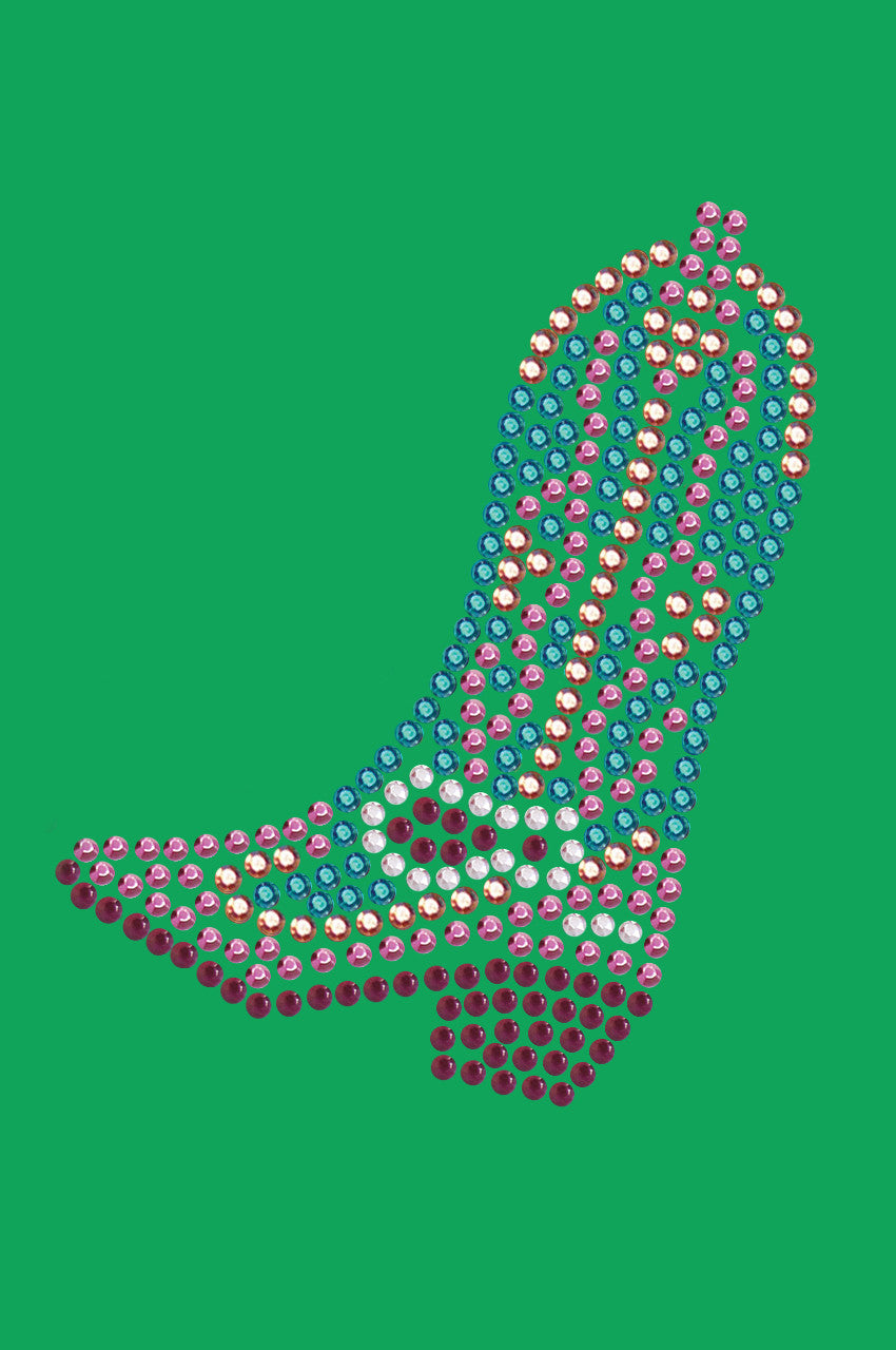 Boot (Pink & Turquoise) - bandana