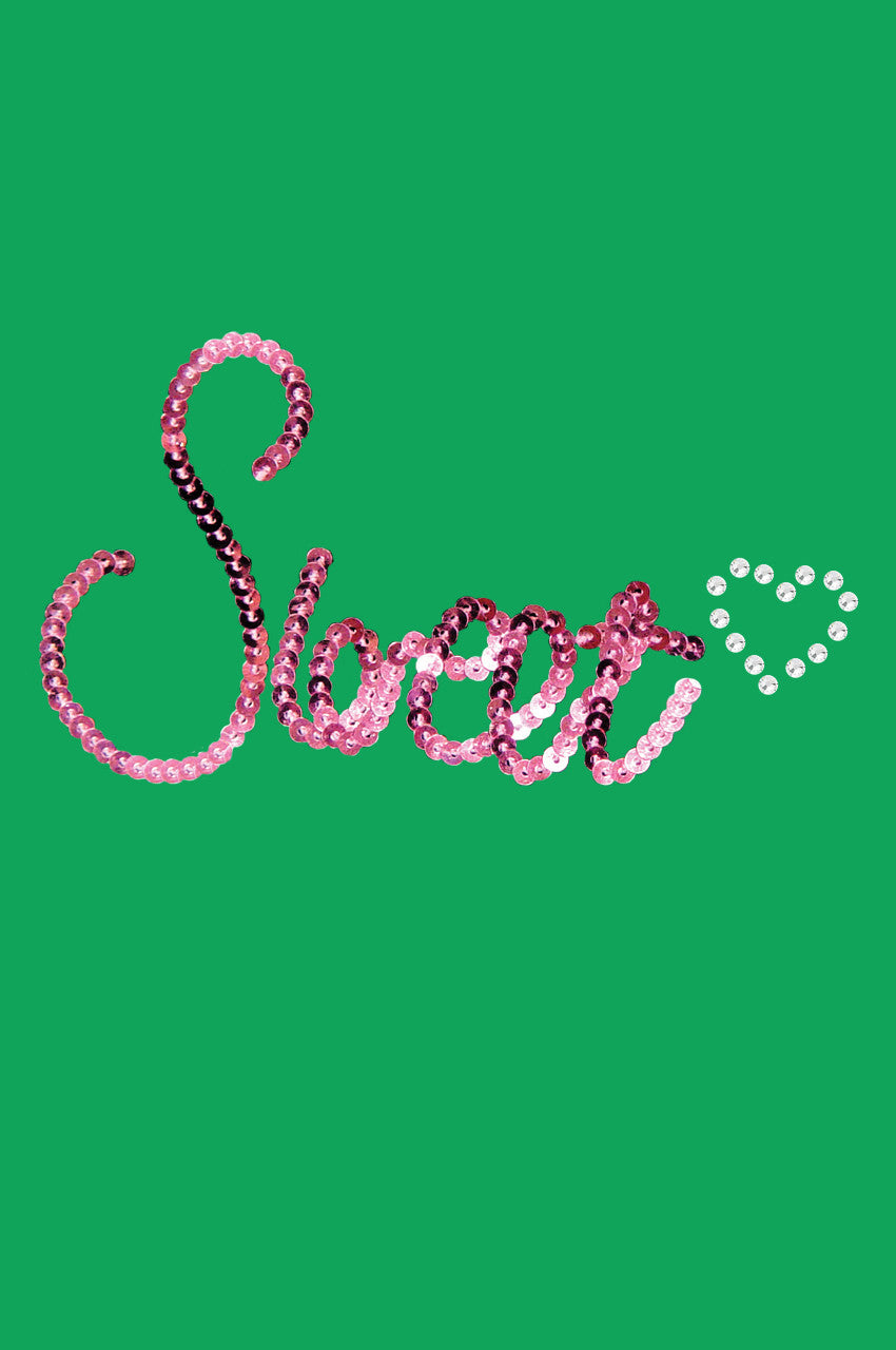 Sweet (Pink Sequins) Bandanna