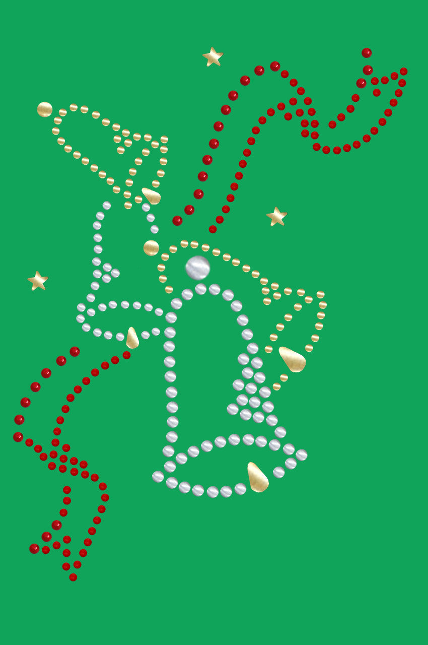 Nailhead Christmas Bells - Bandana