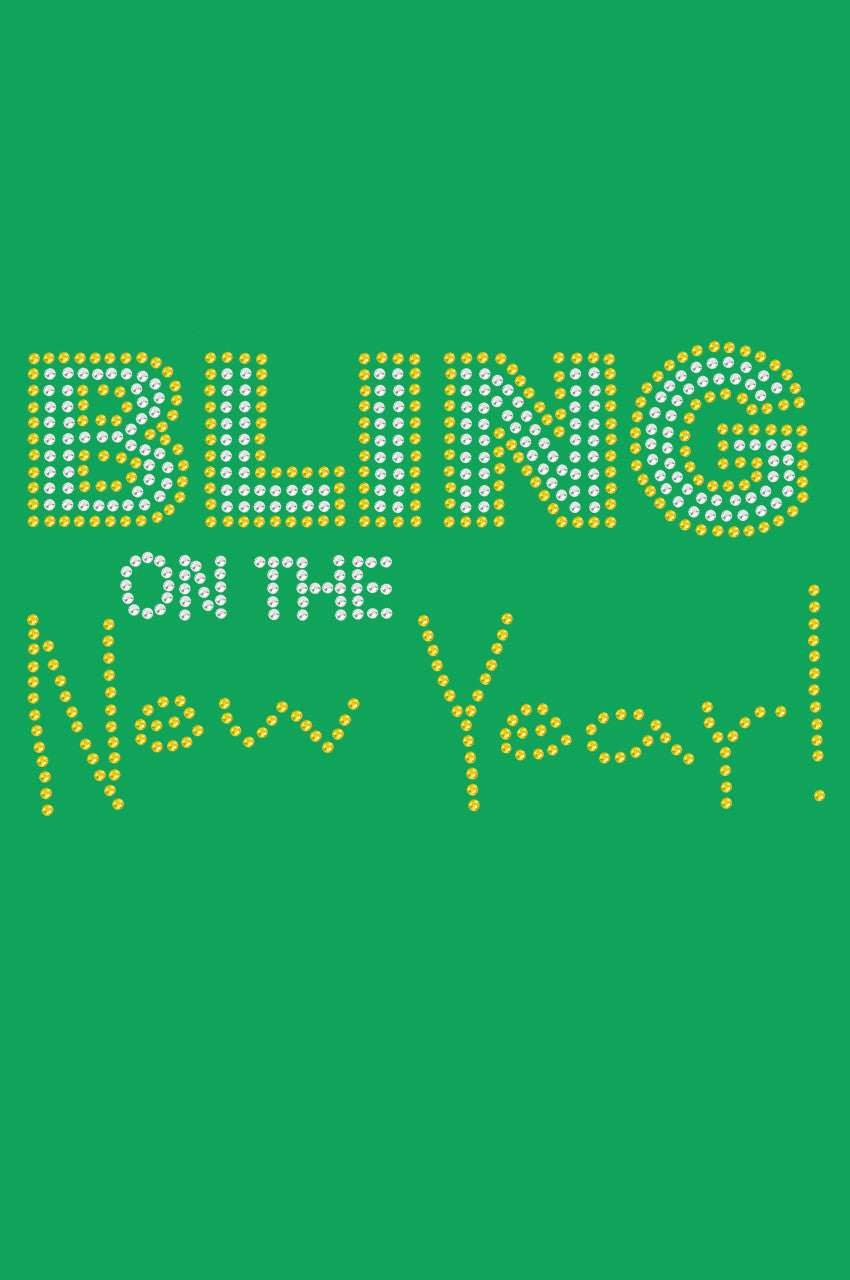 Bling on the New Year - Womens T-shirt