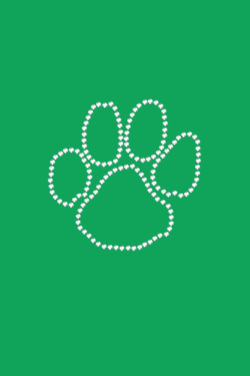 Paw (Rhinestone Outline) bandana