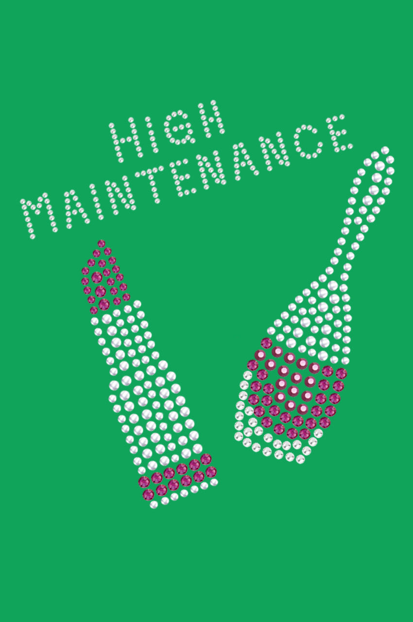 High Maintenance with Austrian crystal Nail Polish & Lipstick - Bandanna