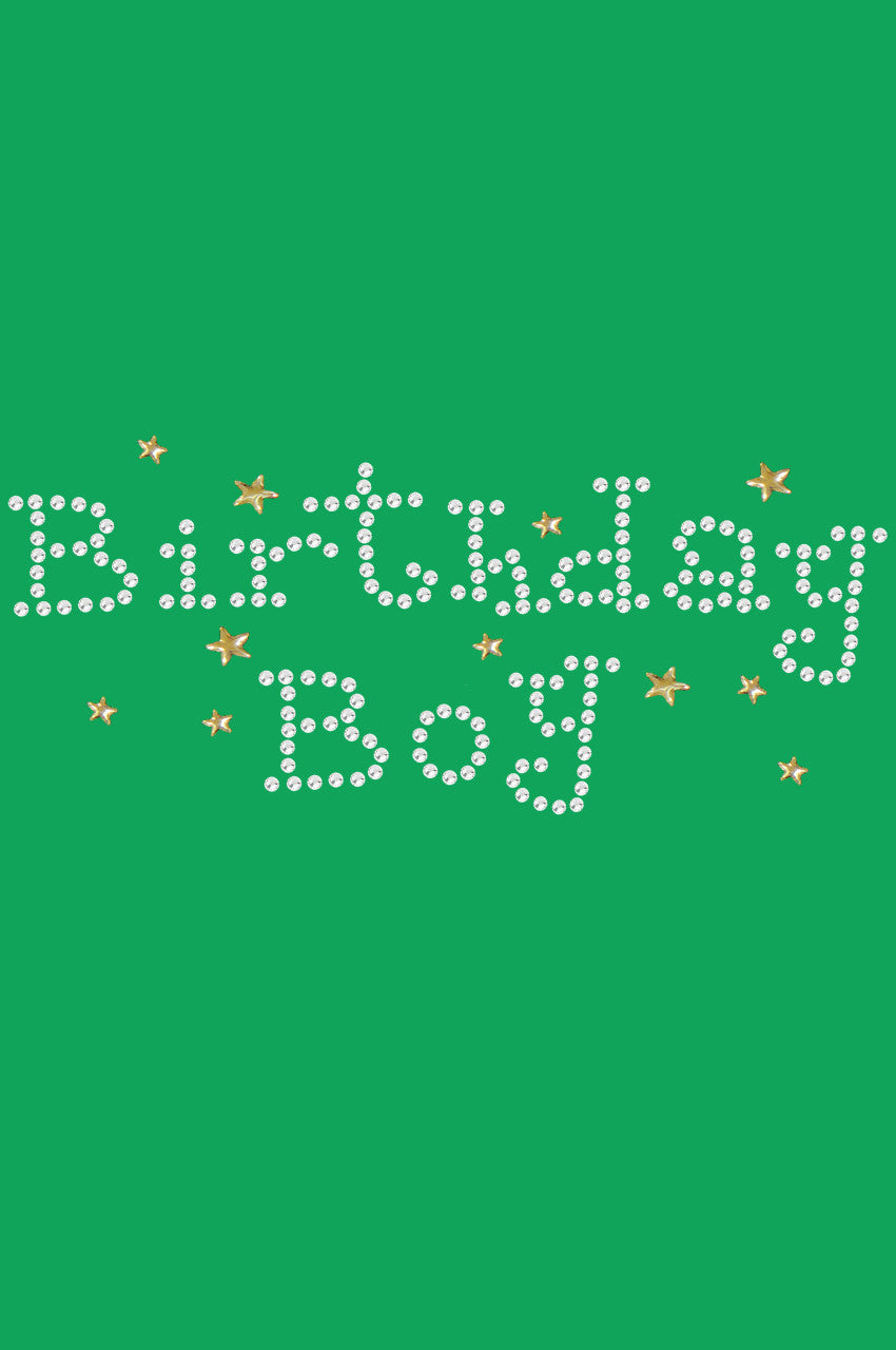 Birthday Boy with Gold Stars - Bandana