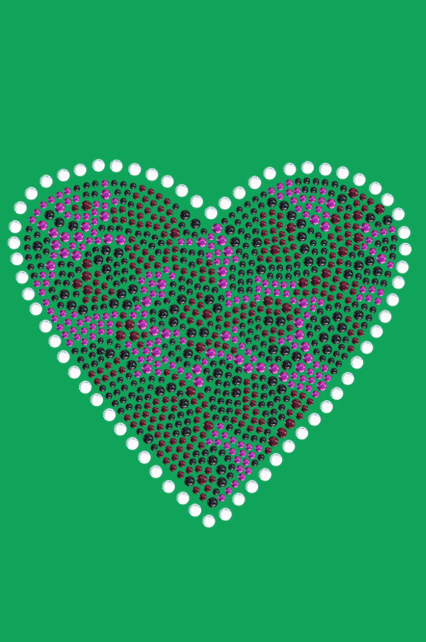 Fuchsia Leopard Heart Bandanna