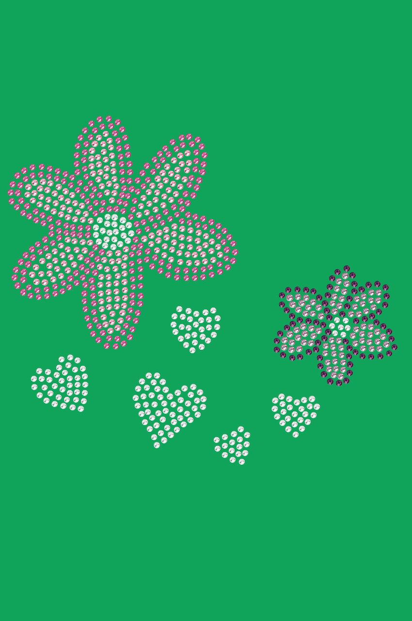 Pink & Purple Flowers - Bandanna