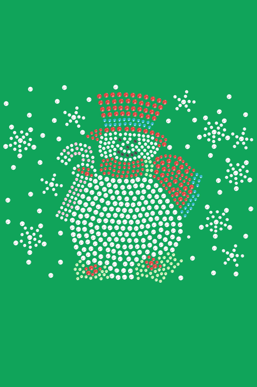 Snowman with Snowflakes - Bandana