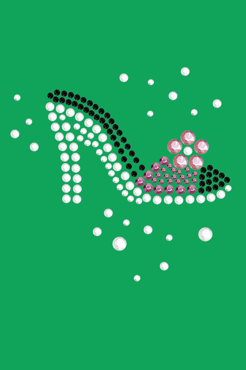 High Heel Shoe (Pink & Black) - Bandanna