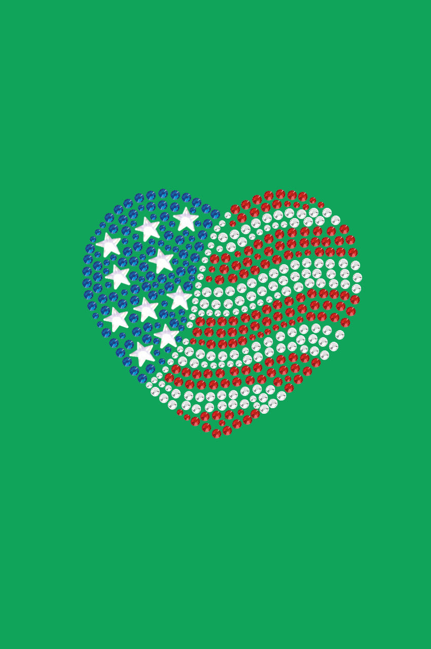 Patriotic Heart 2 Bandanna