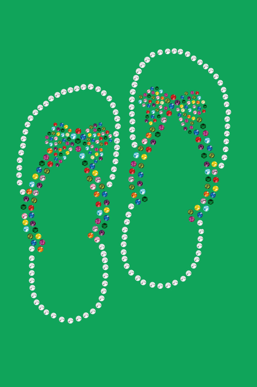 Flip Flops with Bow - Bandanna