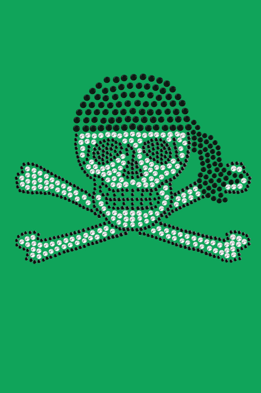 Skull with Black Bandanna - Bandanna