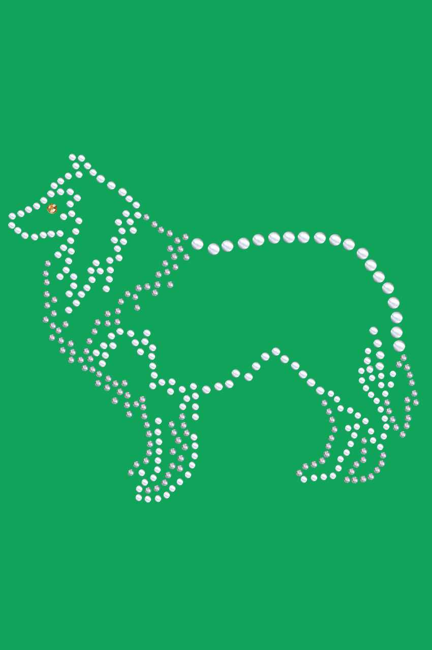 Collie Outline - bandana