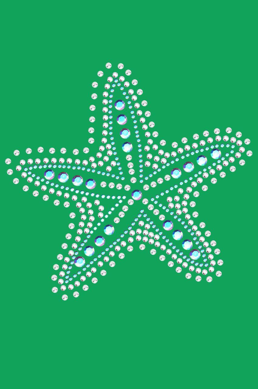 Iridescent AB Starfish - Bandanna