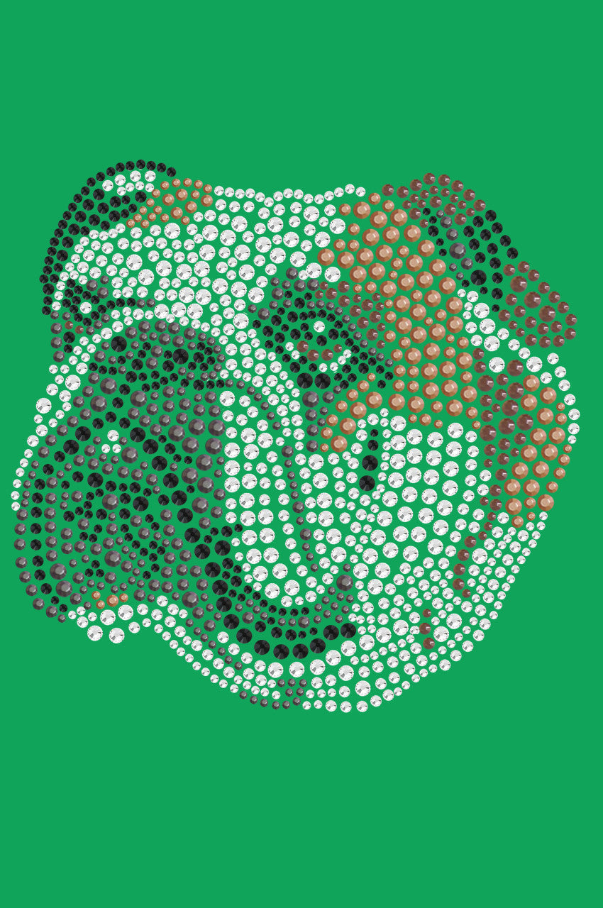 Bulldog Face (Brown) - bandana