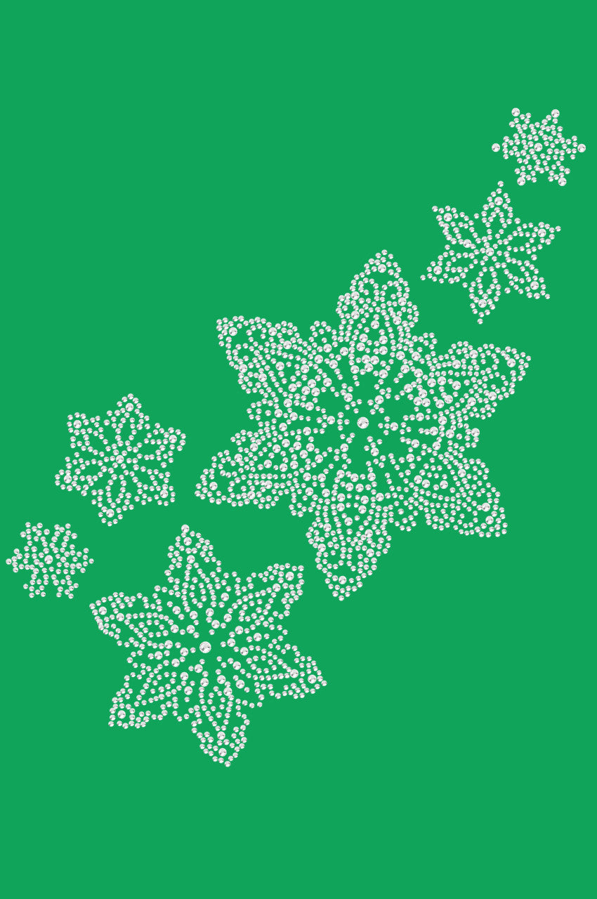Rhinestone Snowflakes - Bandana