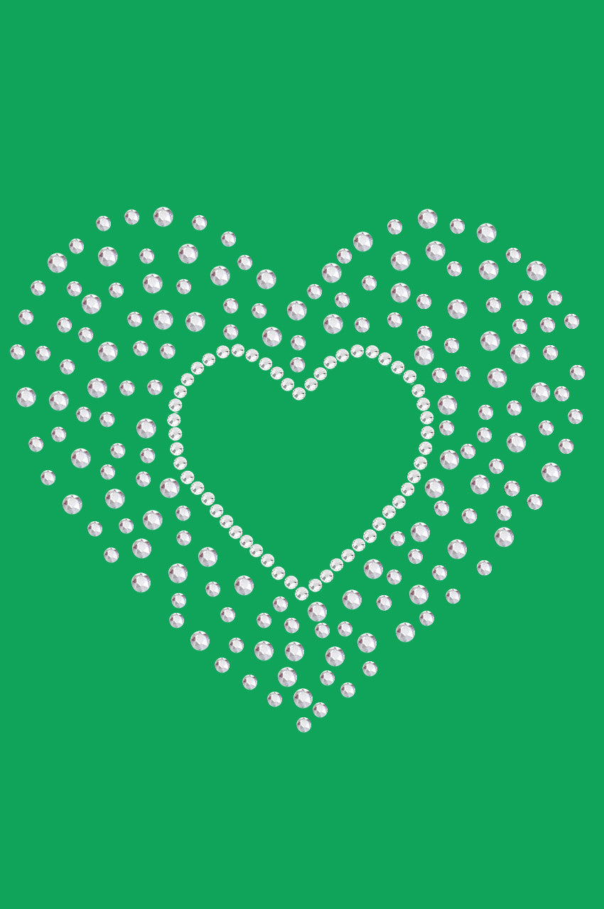 Heart with Scattered Stones Bandanna