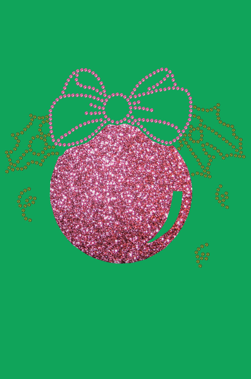 Pink Glitter Ornament - Bandana