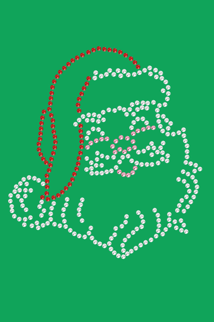 Santa Face Small - Bandana