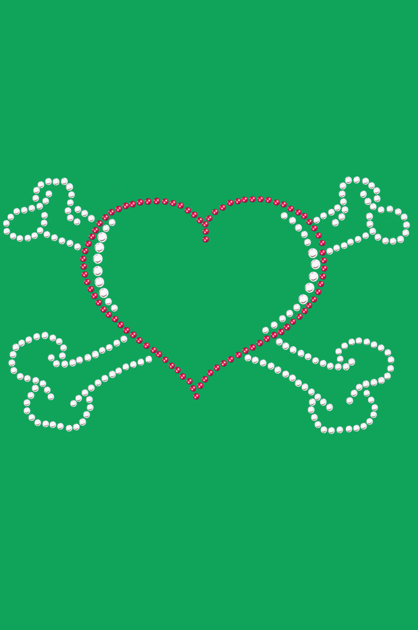 Heart with Cross Bones Bandanna