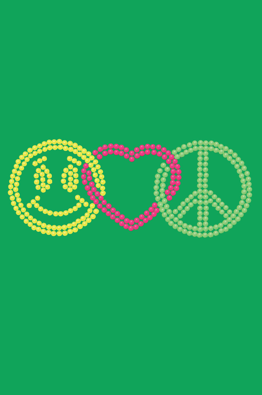 Smiley Face, Love, Peace - Bandanna