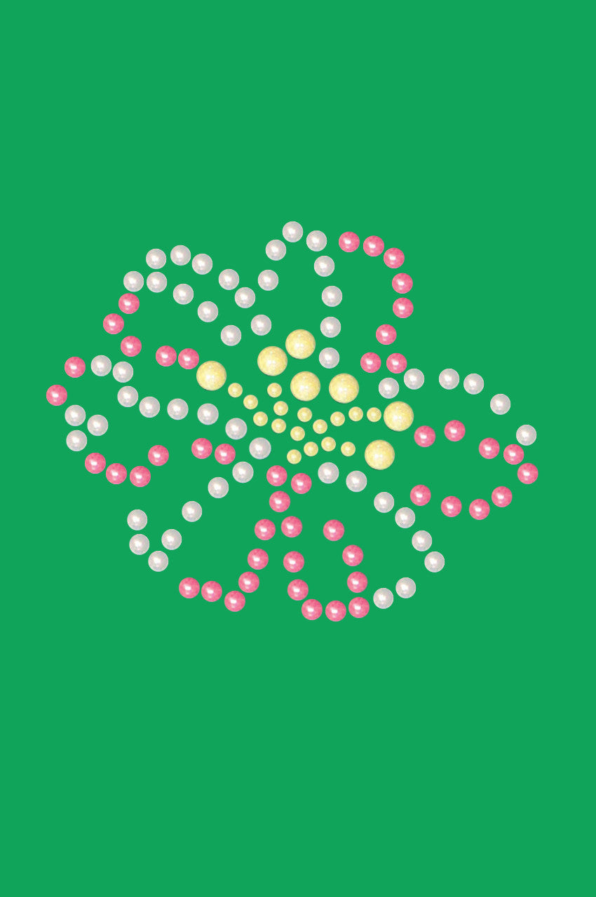 Pink & Yellow Pearl Flower - Bandanna