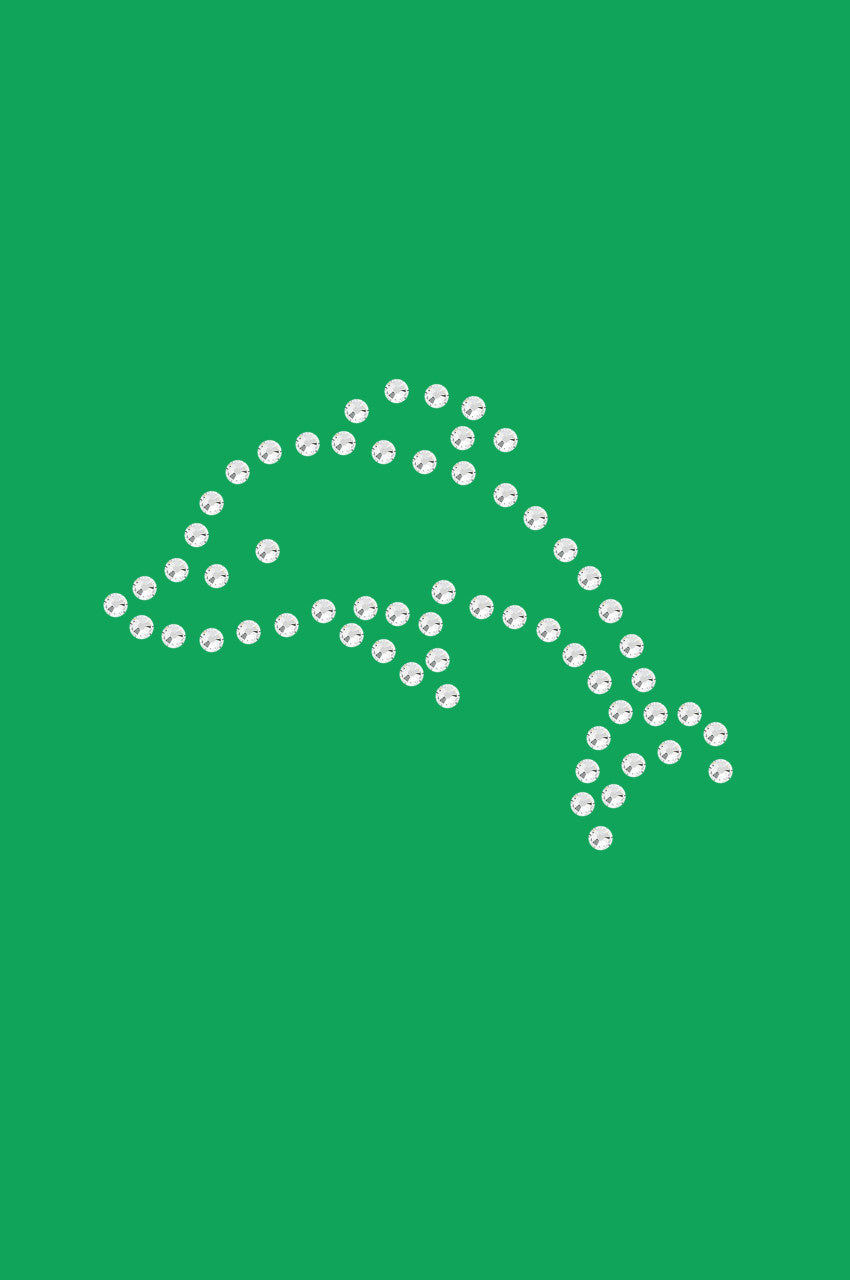 Dolphin (Small Rhinestone) - Bandanna