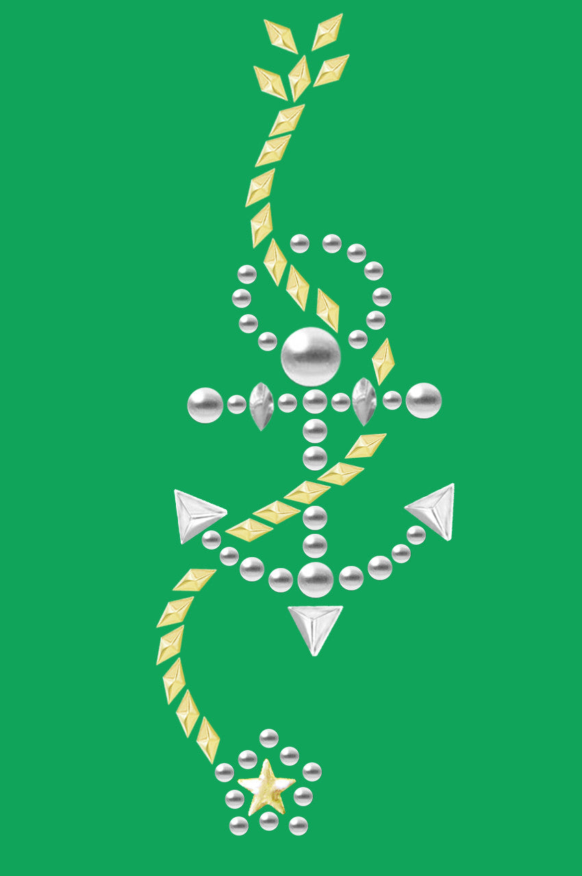 Anchor with Rope (Nailhead) - Bandanna