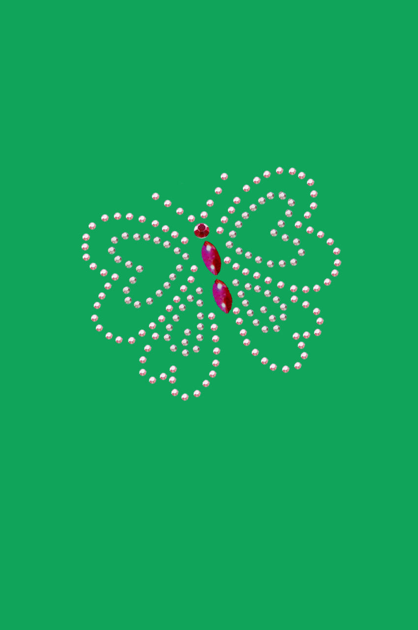 Pink Rhinestud Butterfly - Bandannas