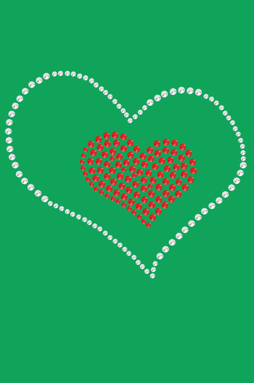 Red Heart inside Heart Bandanna