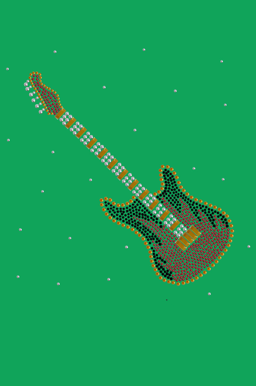 Guitar (Red & Gold) - Bandanna