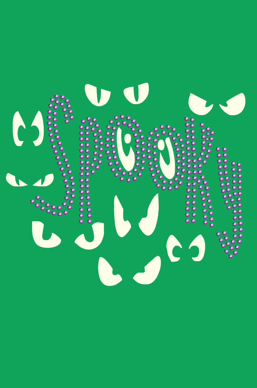 Spooky Glow in the Dark Eyes - Bandanna