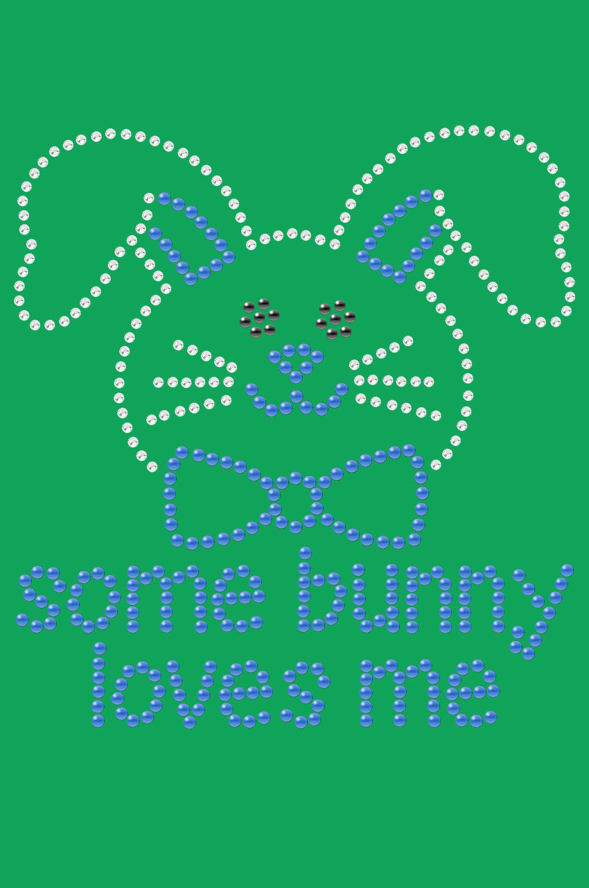 Some Bunny Loves Me (Blue) - Bandanna