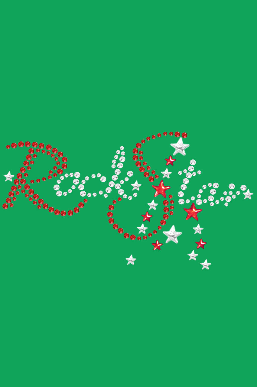 Rock Star (Red Austrian crystal Rhinestones) - Bandanna