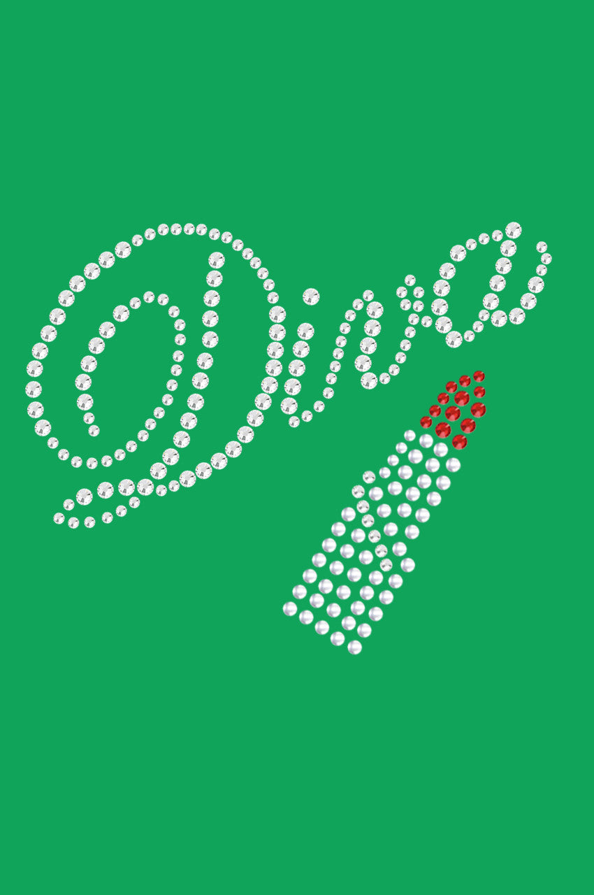 Diva with Austrian crystal Red Lipstick - Bandanna