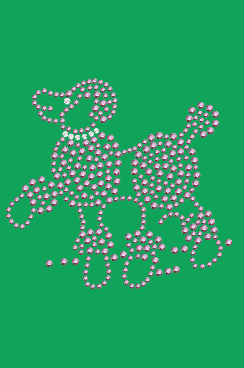 Poodle (Pink Rhinestuds) - bandana