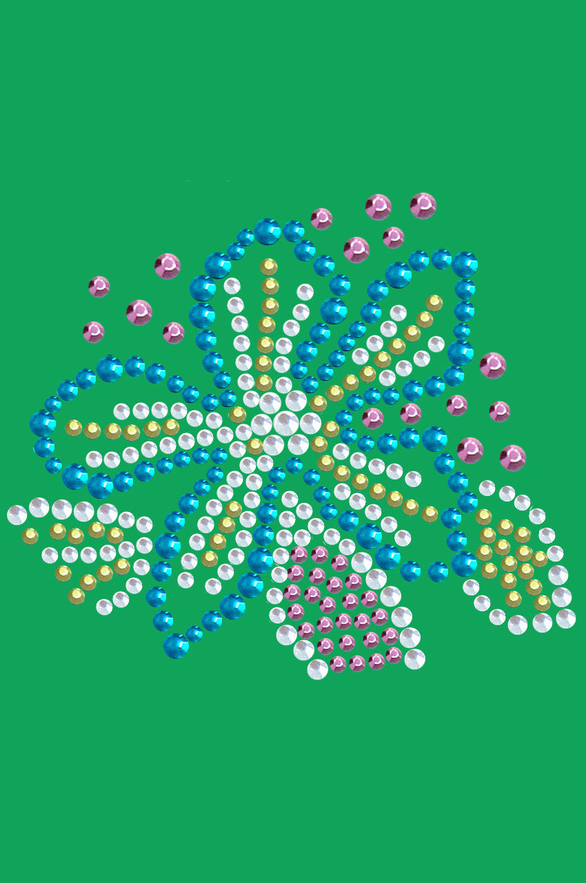 Turquoise Flower - Bandanna