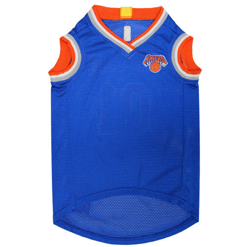 New York Knicks Mesh Basketball Jersey by Pets First - HT Animal Supply