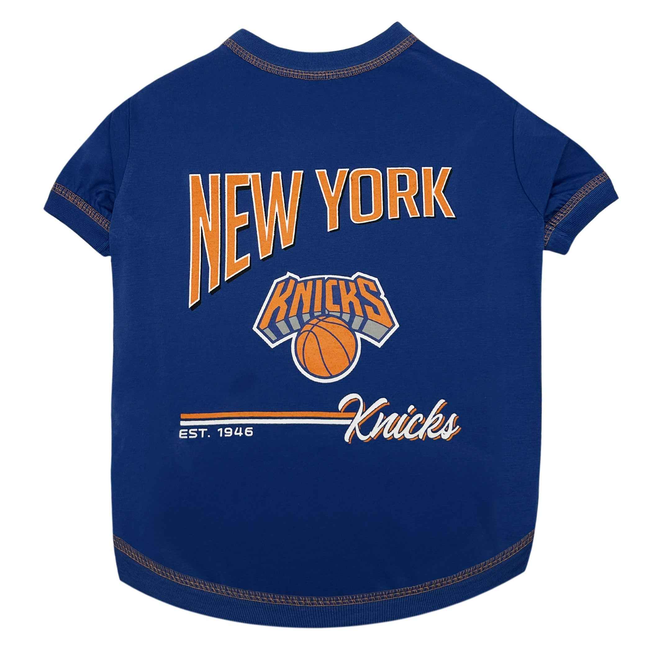 NBA New York Knicks Bold City Text Dog T-Shirt