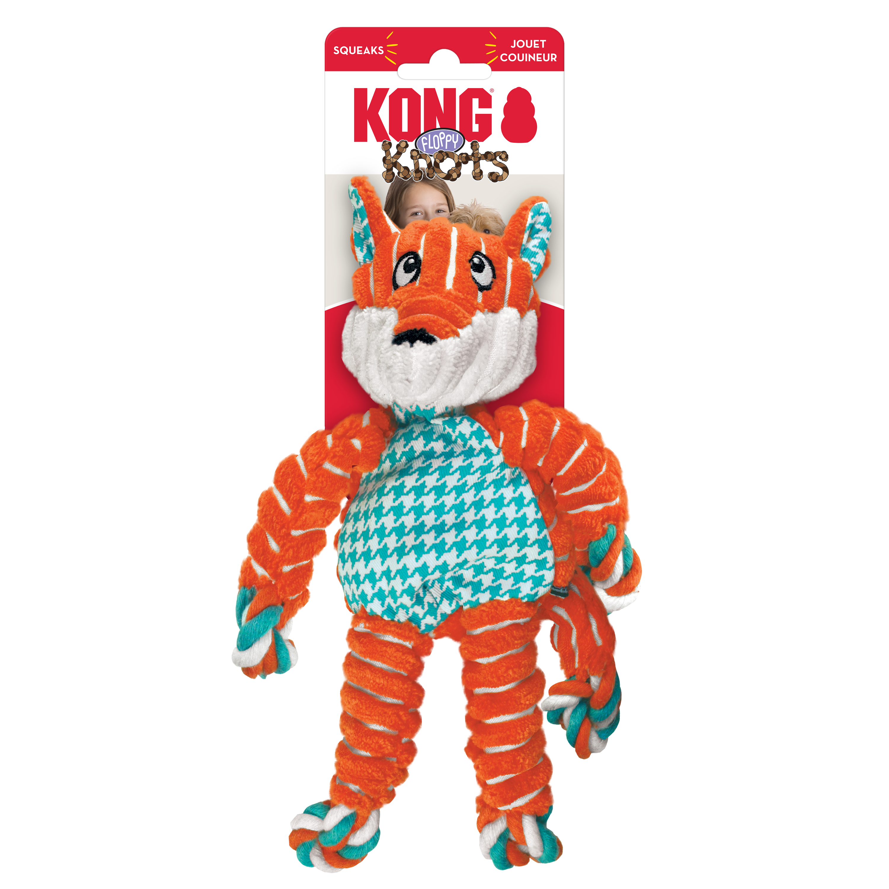 Kong Floppy Knots Fox Medium/Large - HT Animal Supply