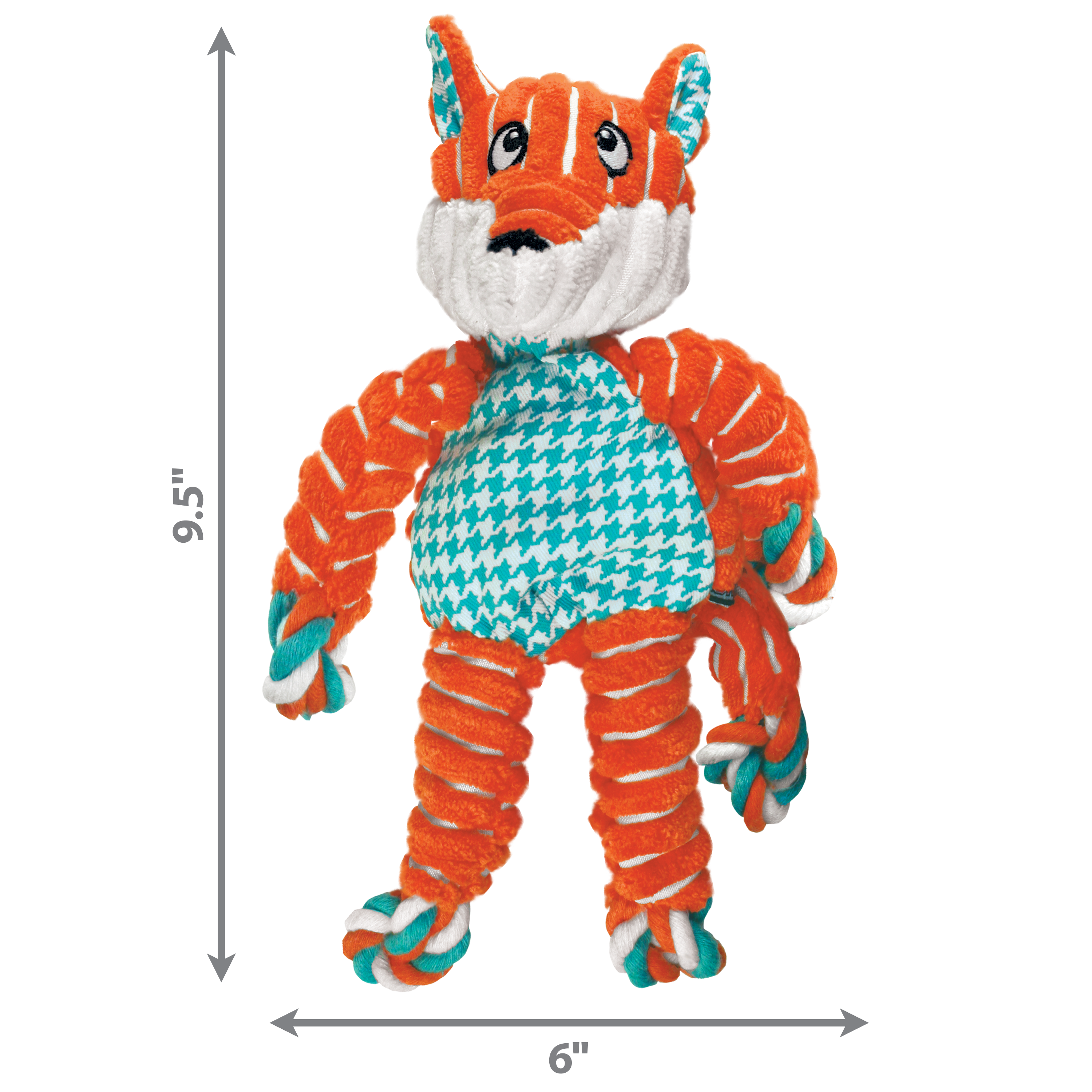 Kong Floppy Knots Fox Small/Medium - HT Animal Supply