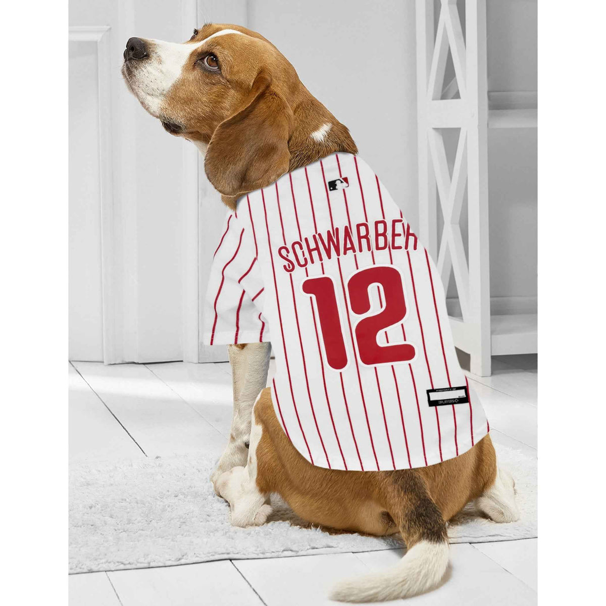MLB Philadelphia Phillies Kyle Schwarber Mesh Pet Jersey