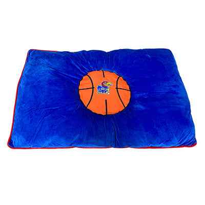 NCAA University of Kansas Jayhawks Dog Pillow Bed