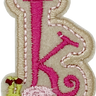 Curly Pink K- Patch