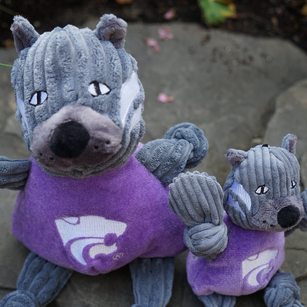 NCAA Kansas State University, Willie the Wildcat Knottie Plush Dog Toy | HT Animal Supply