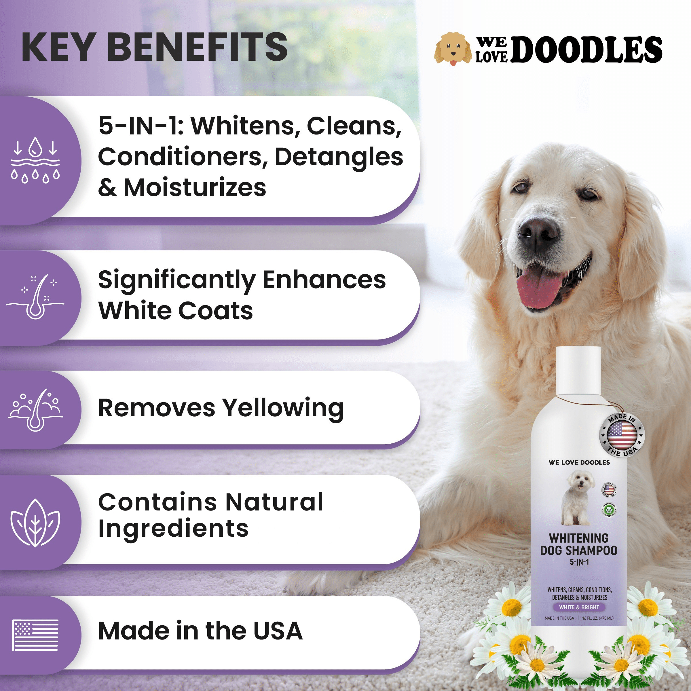 Whitening Dog Shampoo