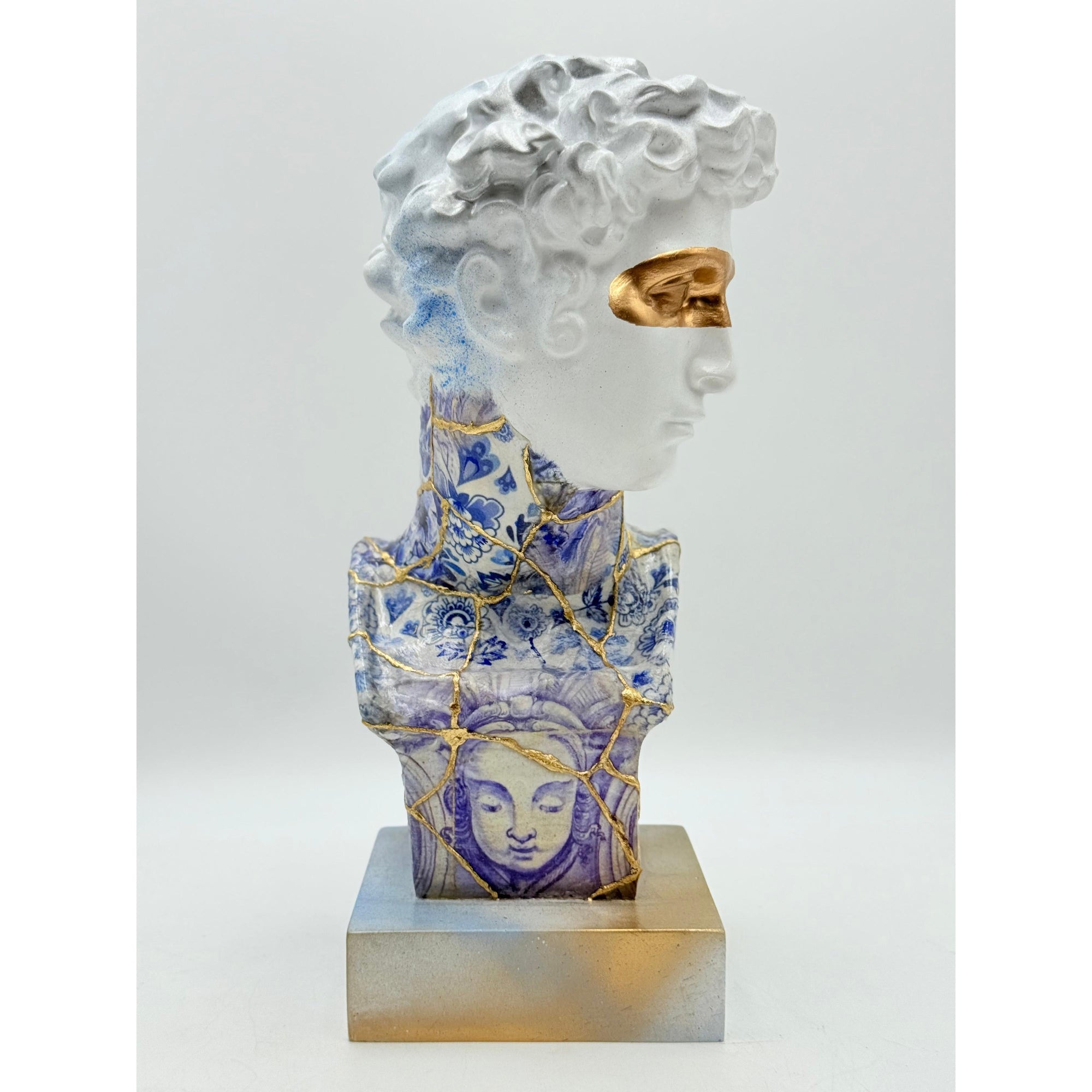 And Iconic Giuliano de Medici Sculpture Kintsugi Style