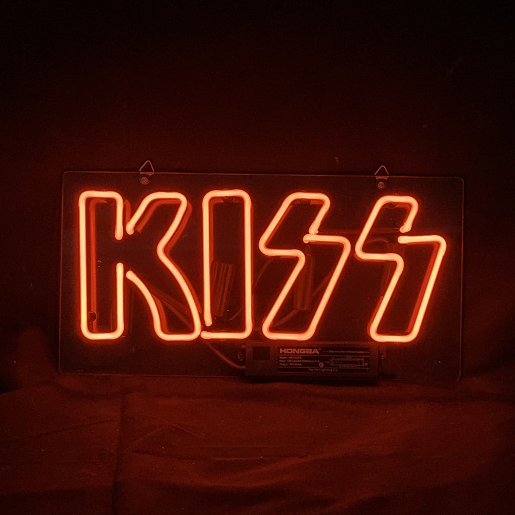 KISS Band Logo Real Glass Neon Sign