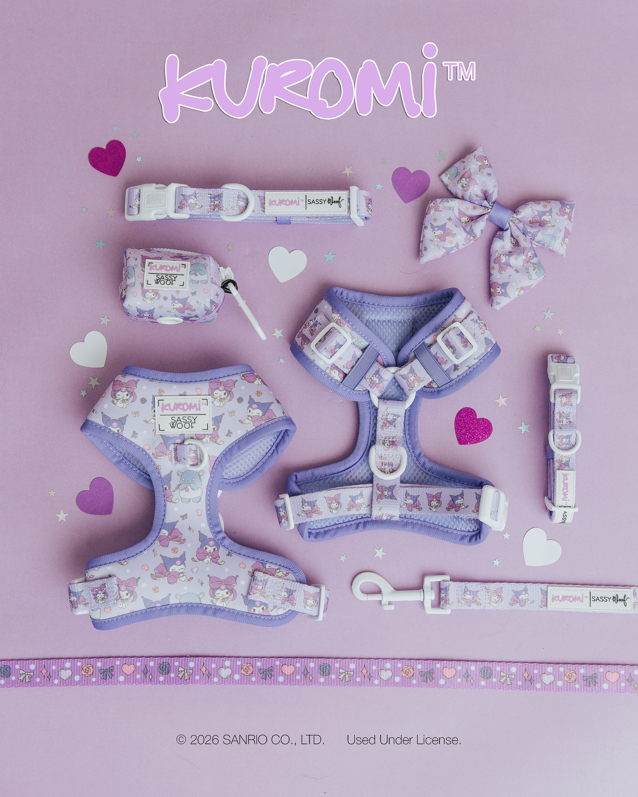 Dog Adjustable Harness - Kuromi™